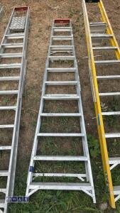 Aluminium stepladder (large) - 2