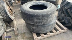 2 x SUPER SINGLE tyres (385/65R 225) - 2