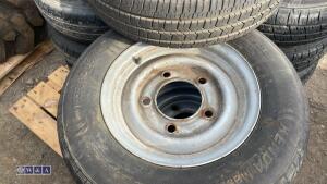 Pallet of tyres & 13'' rims (165, 5 stud, 6 1/2'' PCD) (WT2) - 3