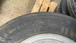 Pallet of tyres & 13'' rims (165, 5 stud, 6 1/2'' PCD) (WT2) - 5
