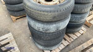 Pallet of tyres & 13'' rims (165 R13C 94/92 PCD) (WT1) - 2