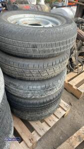 Pallet of tyres & 13'' rims (165 R13C 94/92 PCD) (WT1) - 3