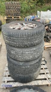 4 x Alloy wheels & tyres (265.60.18) - 2