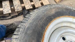 Pallet of mixed wheels & tyres including 195/50R13C (unused) - 6