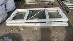 2 x windows (approx 2750 x 1050)