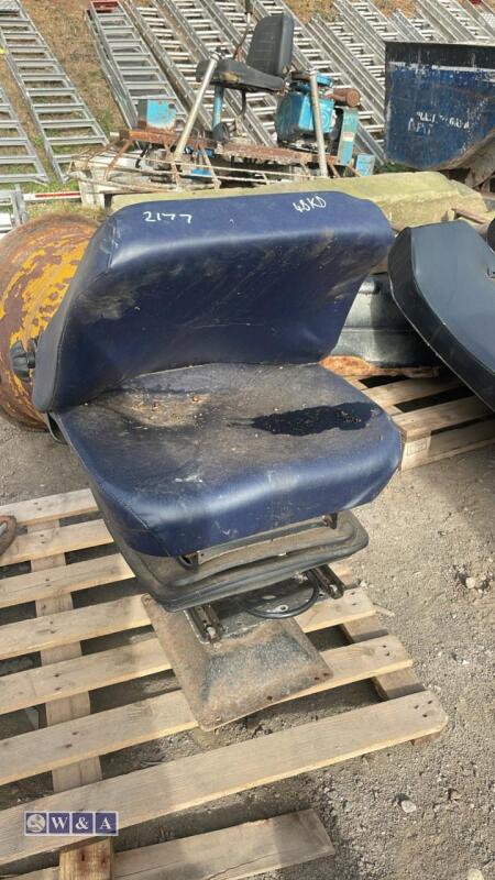 Drivers seat to suit bus or plant equipment