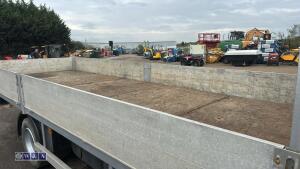 Mercedes 814 flat bed c/w hydraulic crane - 14