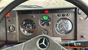 Mercedes 814 flat bed c/w hydraulic crane - 23