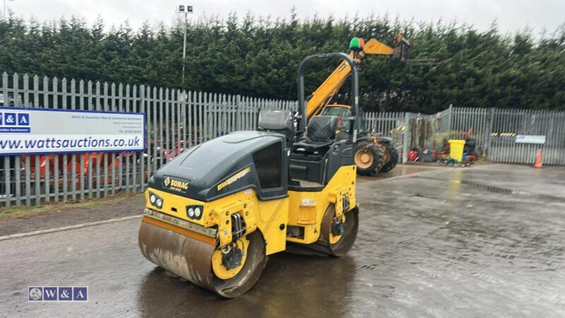 2019 Bomag bw120ad double drum roller
