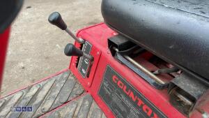 COUNTAX C600H petrol ride on mower c/w COUNTAX C600H scarifier & 2 drive belts - 18