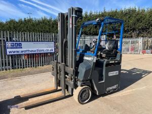 2021 COMBILIFT CBE4000 electric forklift c/w side shift and fork positioners