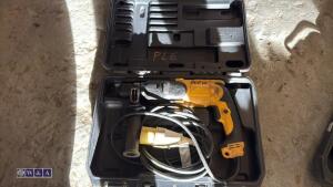 DEWALT 110v SDS drill c/w case