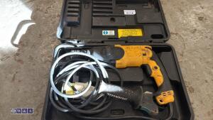 DEWALT 110v SDS drill c/w case