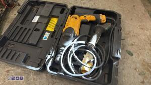 DEWALT 110v SDS drill c/w case - 2