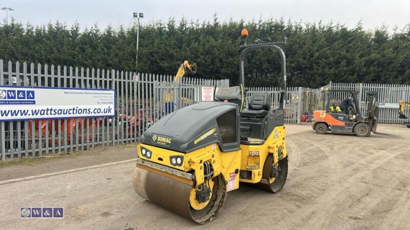 2019 Bomag bw120 ad double drum roller