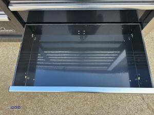 DEUTSCHTECH 11-drawer wheeled workbench c/w tools (black, unused) - 10