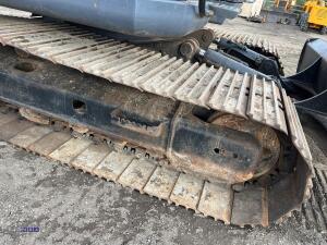 2014 HITACHI ZX135US-SB steel tracked excavator S/n: C00091587 with bucket, blade, piped & Q/hitch - 15