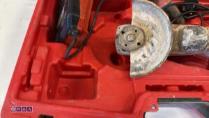 HILTI AG125-A22 cordless angle grinder c/w case - 5