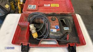 HILTI TE40 110v hammer drill c/w case (3294380)