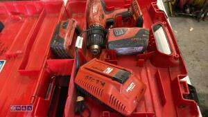HILTI SFH22A cordless drill c/w case (347187) - 2