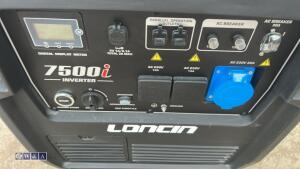 New/ unused Loncin 7500i inverter generator - 11