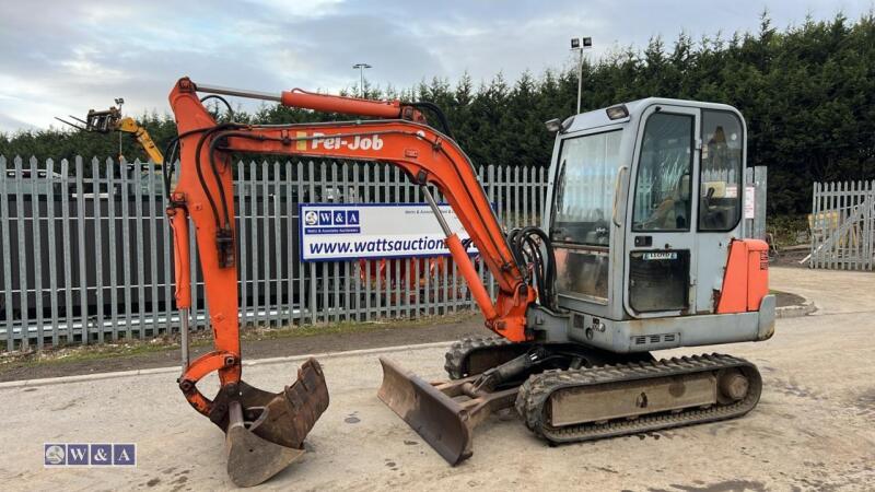 PELJOB EB253 3.6t rubber tracked excavator (S/n: 18300)