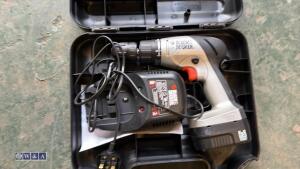 BLACK & DECKER 12v drill c/w case - 4