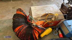 CLIPPER 110v tile saw & air ducting