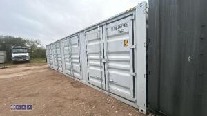 2026 40ft high cube multi door container c/w 4 side doors, 1 end & lock box (s/n 257985) - 3
