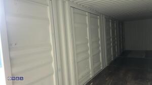 2026 40ft high cube multi door container c/w 4 side doors, 1 end & lock box (s/n 257985) - 6