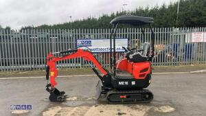 2026 ME16 rubber tracked excavator S/n: SF202606018 with bucket, blade & piped (unused) - 2
