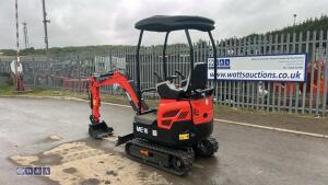 2026 ME16 rubber tracked excavator S/n: SF202606018 with bucket, blade & piped (unused) - 3