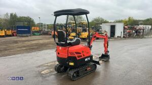 2026 ME16 rubber tracked excavator S/n: SF202606018 with bucket, blade & piped (unused) - 4