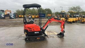 2026 ME16 rubber tracked excavator S/n: SF202606018 with bucket, blade & piped (unused) - 5