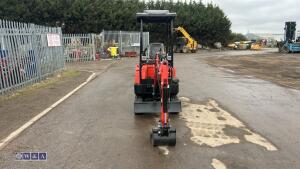 2026 ME16 rubber tracked excavator S/n: SF202606018 with bucket, blade & piped (unused) - 7
