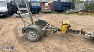 Single axle roller trailer - 2