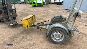 Single axle roller trailer - 7