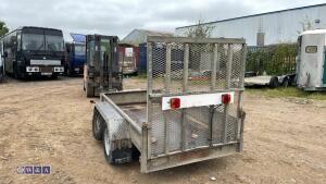 INDESPENSION 2.6t twin axle plant trailer - 6