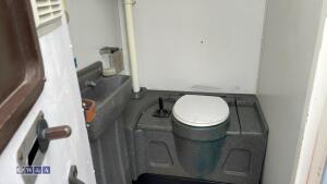 25' steel secure welfare cabin with canteen, cloakroom, office, loo, 6kva silent diesel generator & battery storage - 3