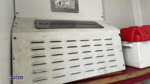 25' steel secure welfare cabin with canteen, cloakroom, office, loo, 6kva silent diesel generator & battery storage - 7