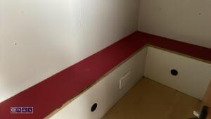 25' steel secure welfare cabin with canteen, cloakroom, office, loo, 6kva silent diesel generator & battery storage - 11