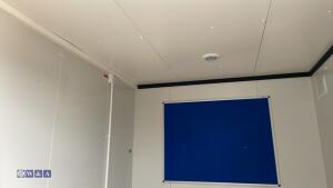 25' steel secure welfare cabin with canteen, cloakroom, office, loo, 6kva silent diesel generator & battery storage - 15