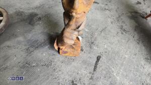 Rusty face (approx 60cm) (Cast iron) - 3
