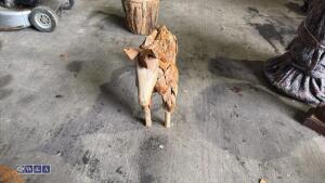 Standing horse (Teak driftwood) - 2