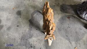 Standing horse (Teak driftwood) - 3