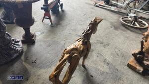 Standing horse (Teak driftwood) - 5