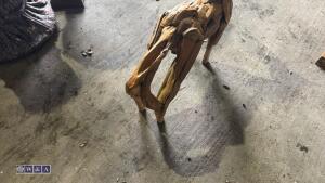 Standing horse (Teak driftwood) - 6