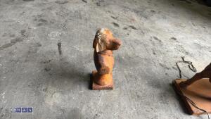 Beagle bust (Cast iron) - 3