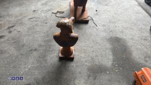 Beagle bust (Cast iron) - 4