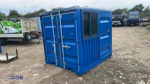 2026 7ft mini container with pedestrian side door & window - 3